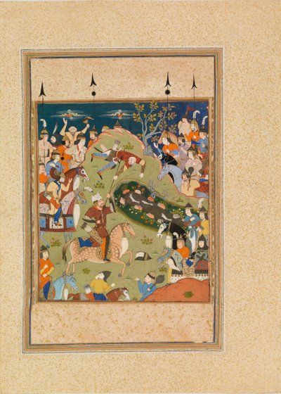 Battle Scenes by Persian School